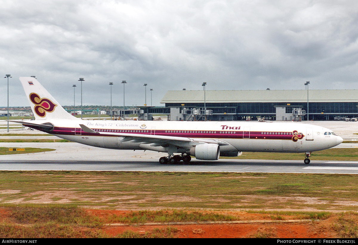 Aircraft Photo of HS-TEC | Airbus A330-321 | Thai Airways International | AirHistory.net #328901
