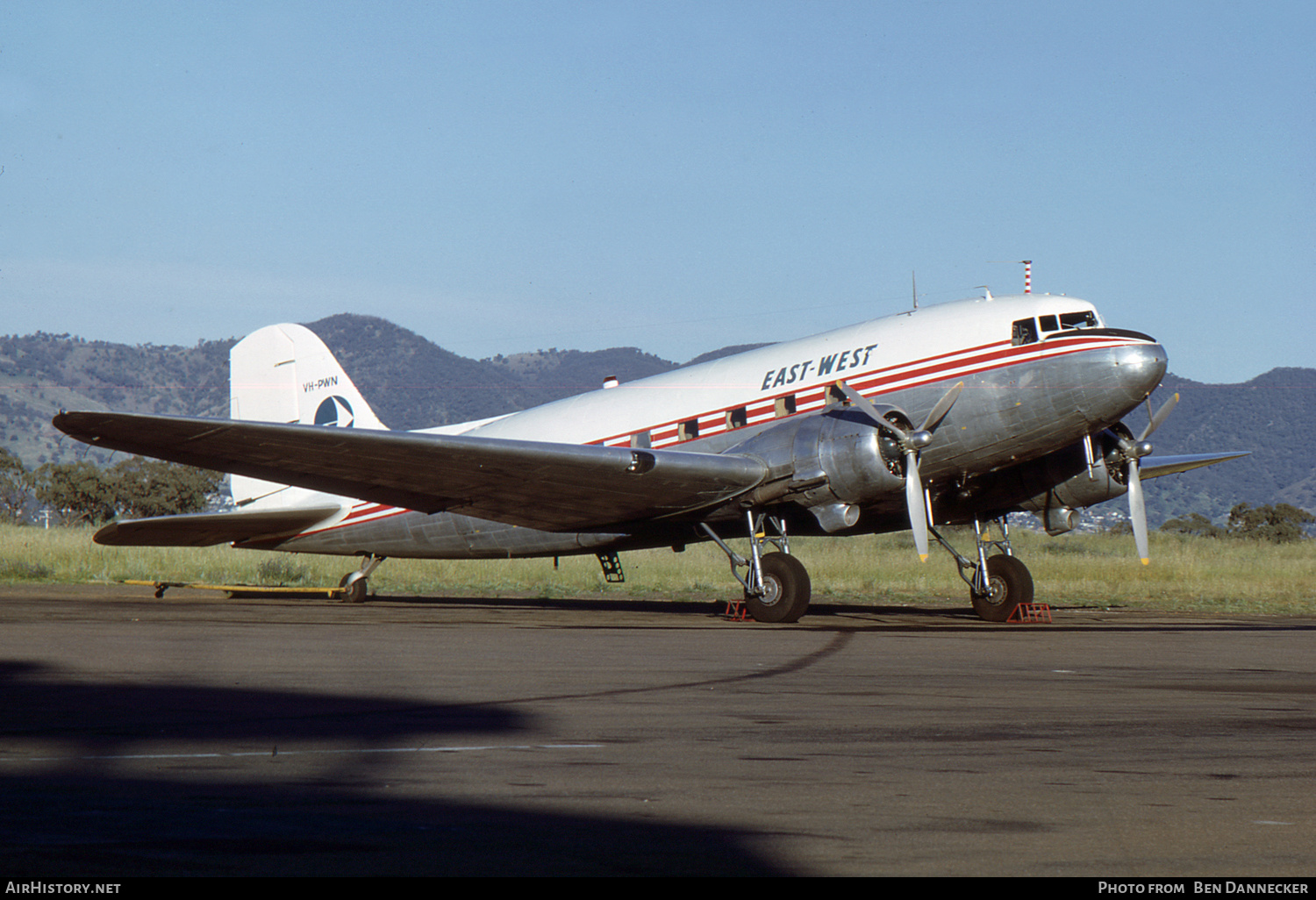 Aircraft Photo of VH-PWN | Douglas DC-3(C) | East-West Airlines | AirHistory.net #328925