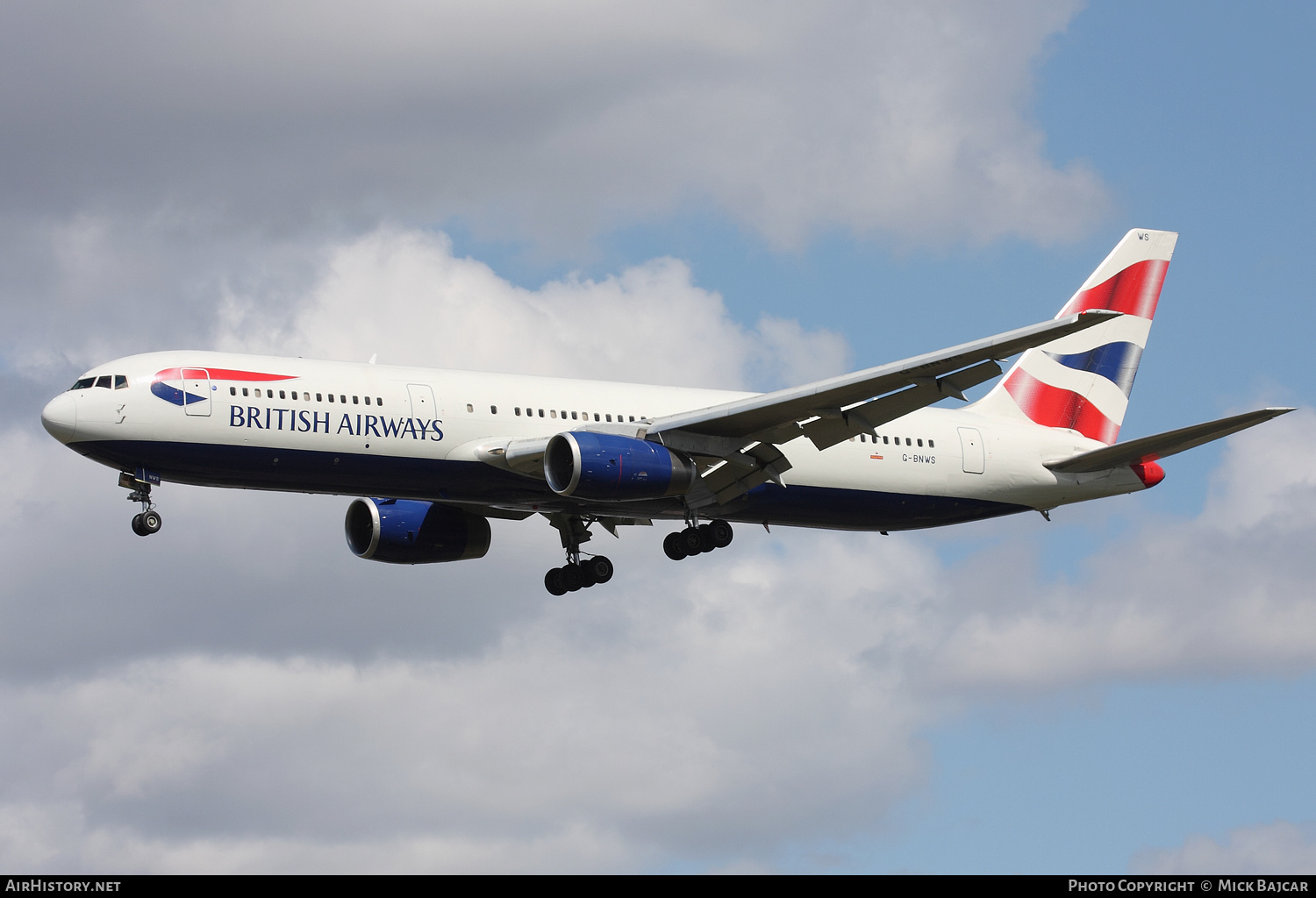 Aircraft Photo of G-BNWS | Boeing 767-336/ER | British Airways | AirHistory.net #328977