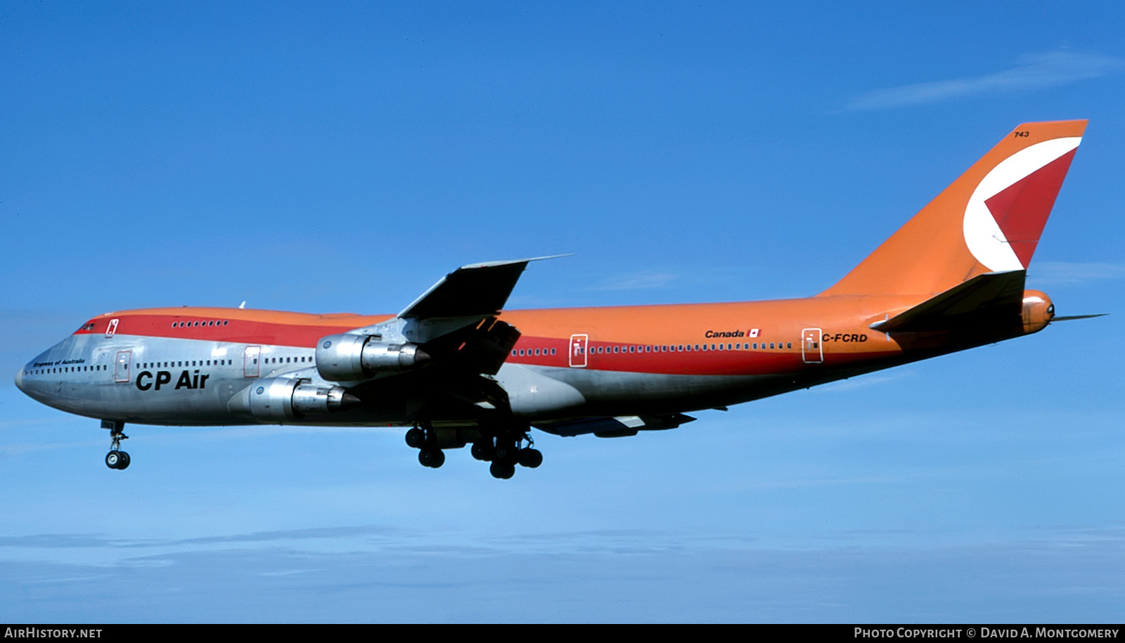 Aircraft Photo of C-FCRD | Boeing 747-217B | CP Air | AirHistory.net #328983