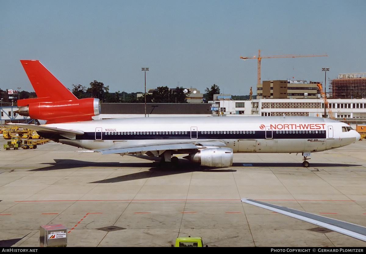 Aircraft Photo of N160US | McDonnell Douglas DC-10-40 | Northwest Airlines | AirHistory.net #328985