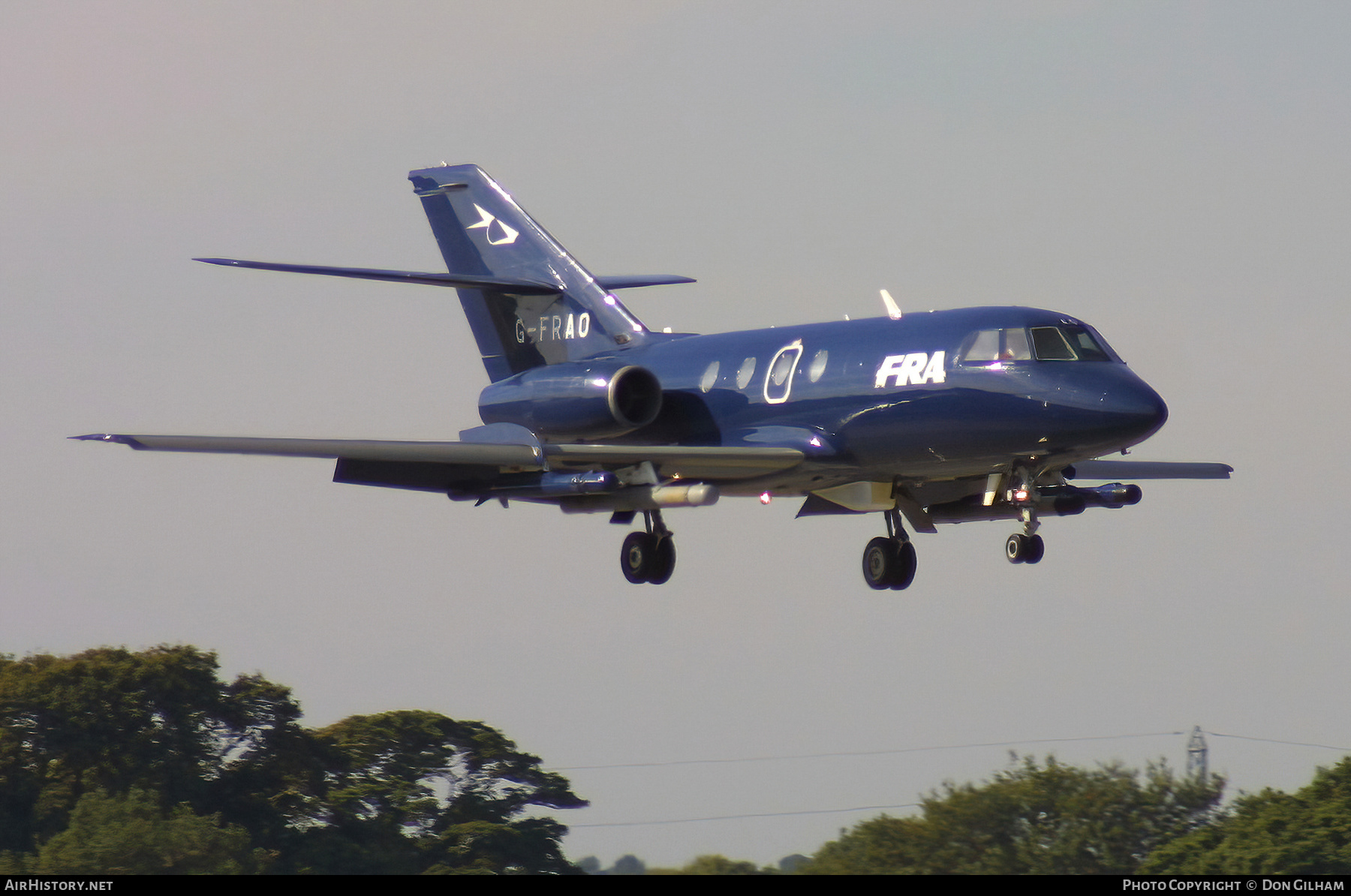 Aircraft Photo of G-FRAO | Dassault Falcon 20DC | FRA - FR Aviation | AirHistory.net #328999