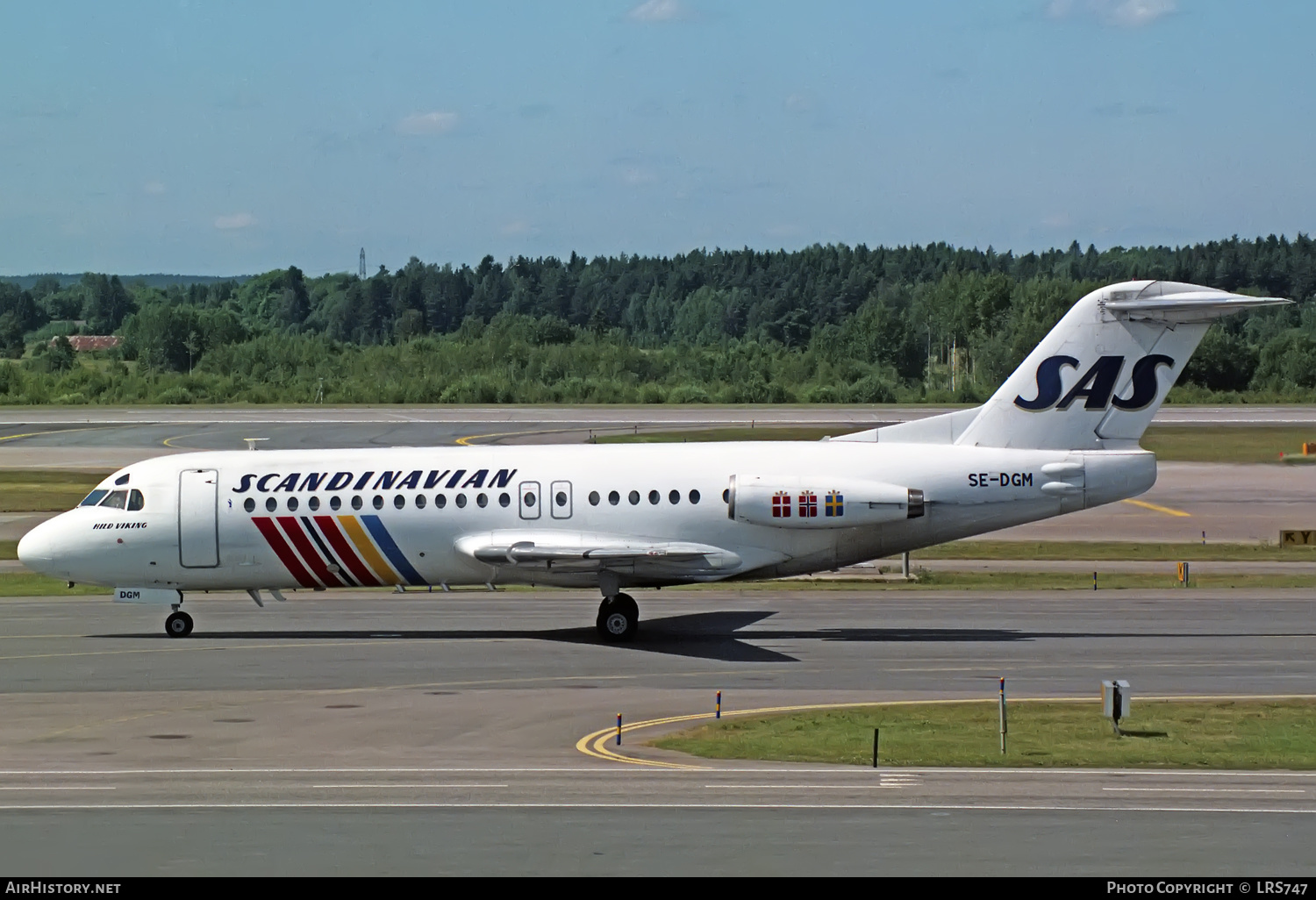 Aircraft Photo of SE-DGM | Fokker F28-4000 Fellowship | Scandinavian Airlines - SAS | AirHistory.net #329017