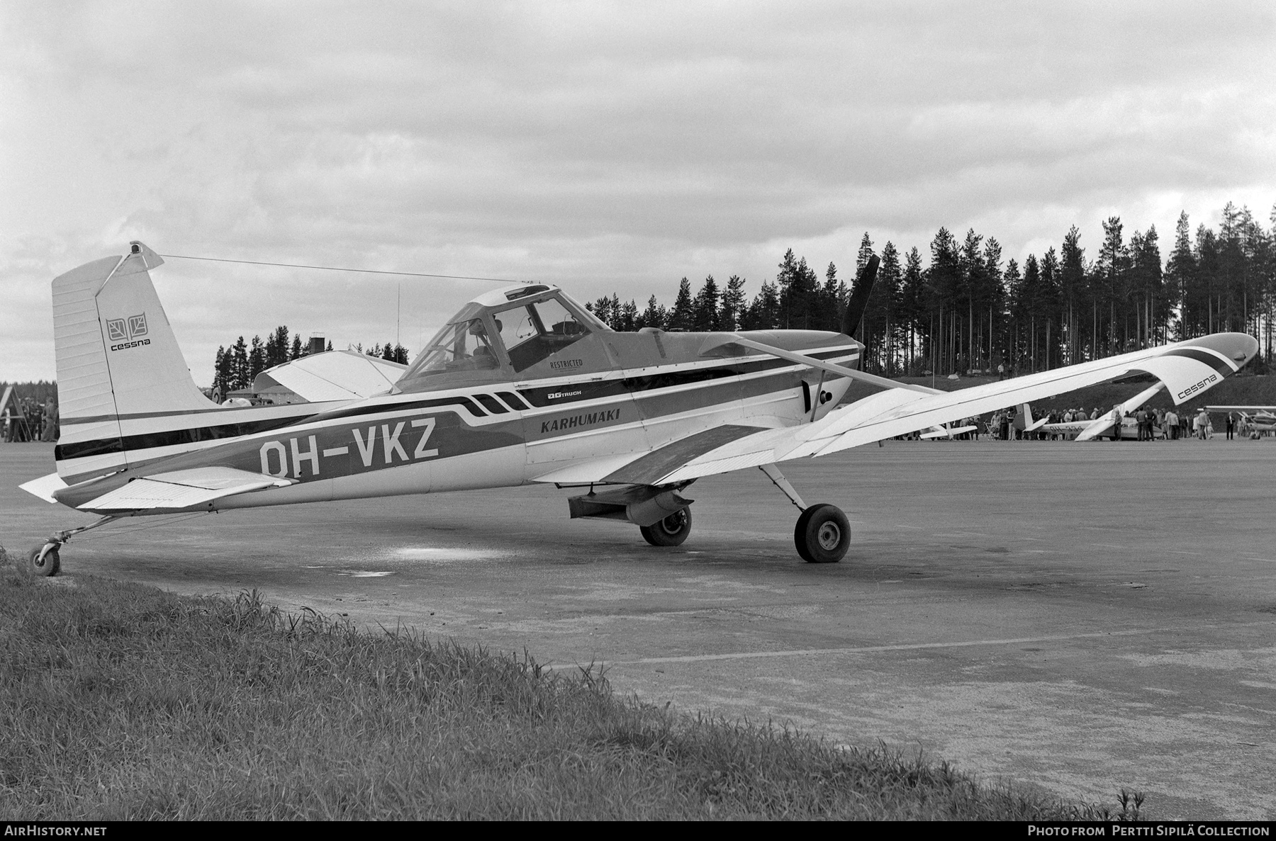 Aircraft Photo of OH-VKZ | Cessna A188B AgTruck | Karhumäki | AirHistory.net #329040