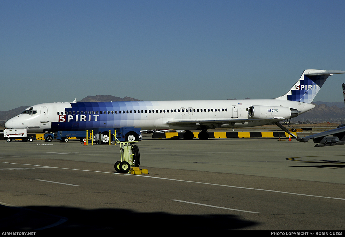 Aircraft Photo of N801NK | McDonnell Douglas MD-81 (DC-9-81) | Spirit Airlines | AirHistory.net #329048