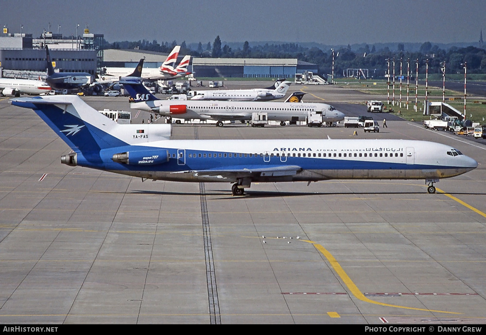 Aircraft Photo of YA-FAS | Boeing 727-223/Adv | Ariana Afghan Airlines | AirHistory.net #329058