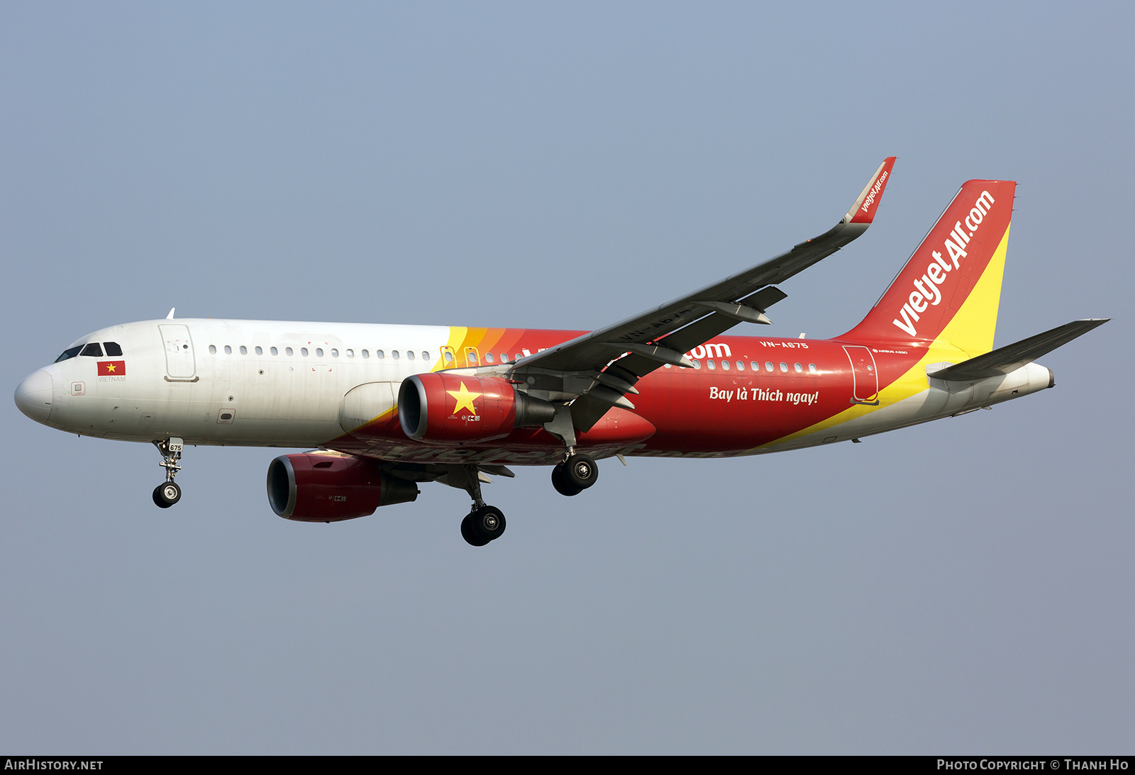 Aircraft Photo of VN-A675 | Airbus A320-214 | VietJet Air | AirHistory.net #329069