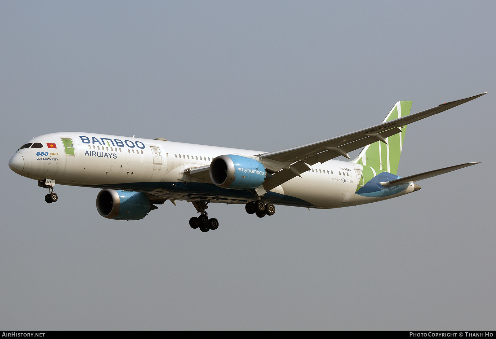 Aircraft Photo of VN-A829 | Boeing 787-9 Dreamliner | Bamboo Airways | AirHistory.net #329075