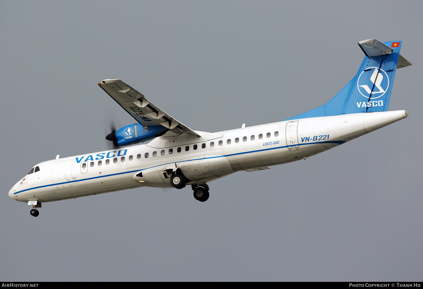 Aircraft Photo of VN-B221 | ATR ATR-72-500 (ATR-72-212A) | Vietnam Air Services Company - VASCO | AirHistory.net #329081