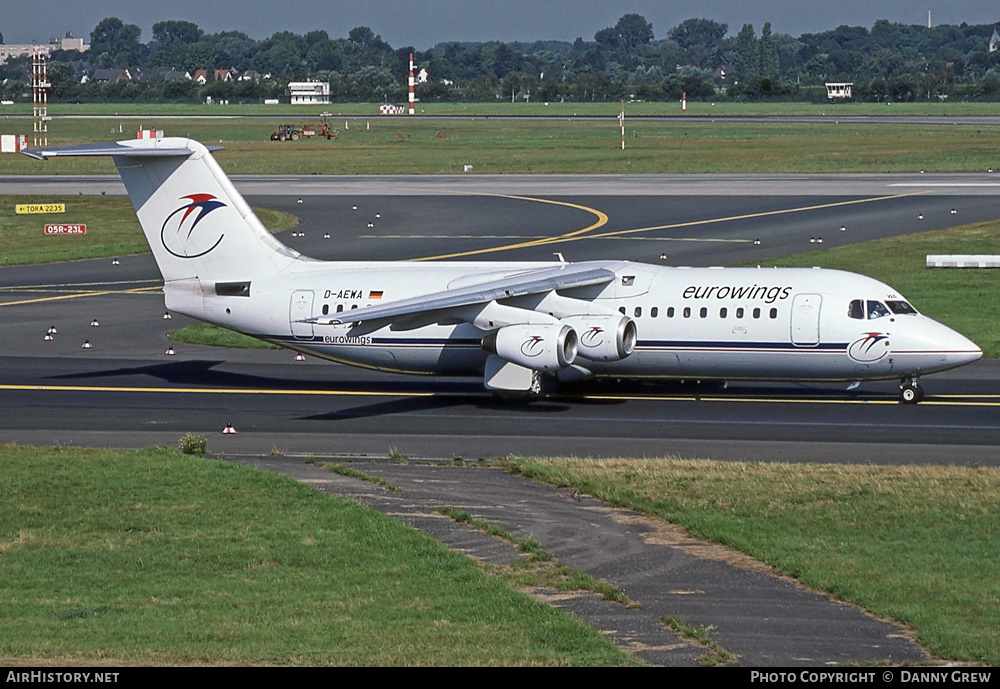 Aircraft Photo of D-AEWA | British Aerospace BAe-146-300 | Eurowings | AirHistory.net #329088