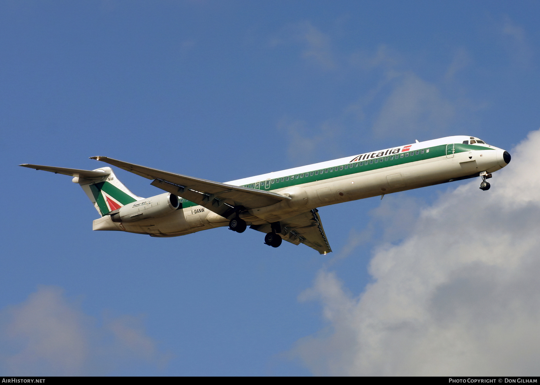 Aircraft Photo of I-DANW | McDonnell Douglas MD-82 (DC-9-82) | Alitalia | AirHistory.net #329150