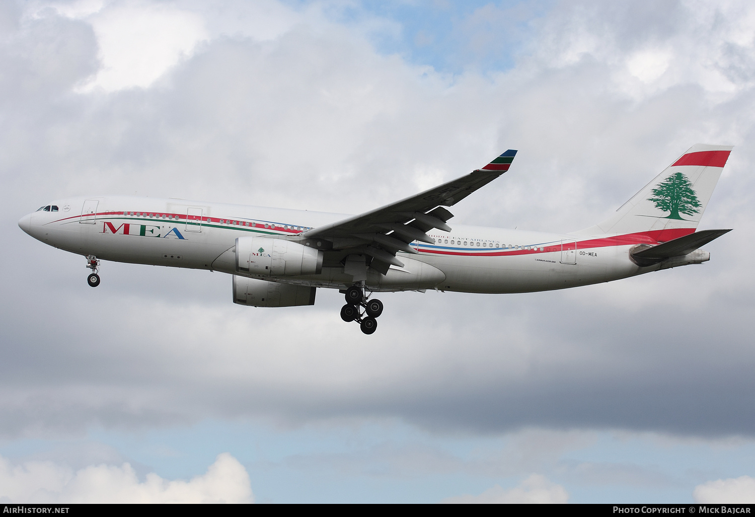 Aircraft Photo of OD-MEA | Airbus A330-243 | MEA - Middle East Airlines | AirHistory.net #329152