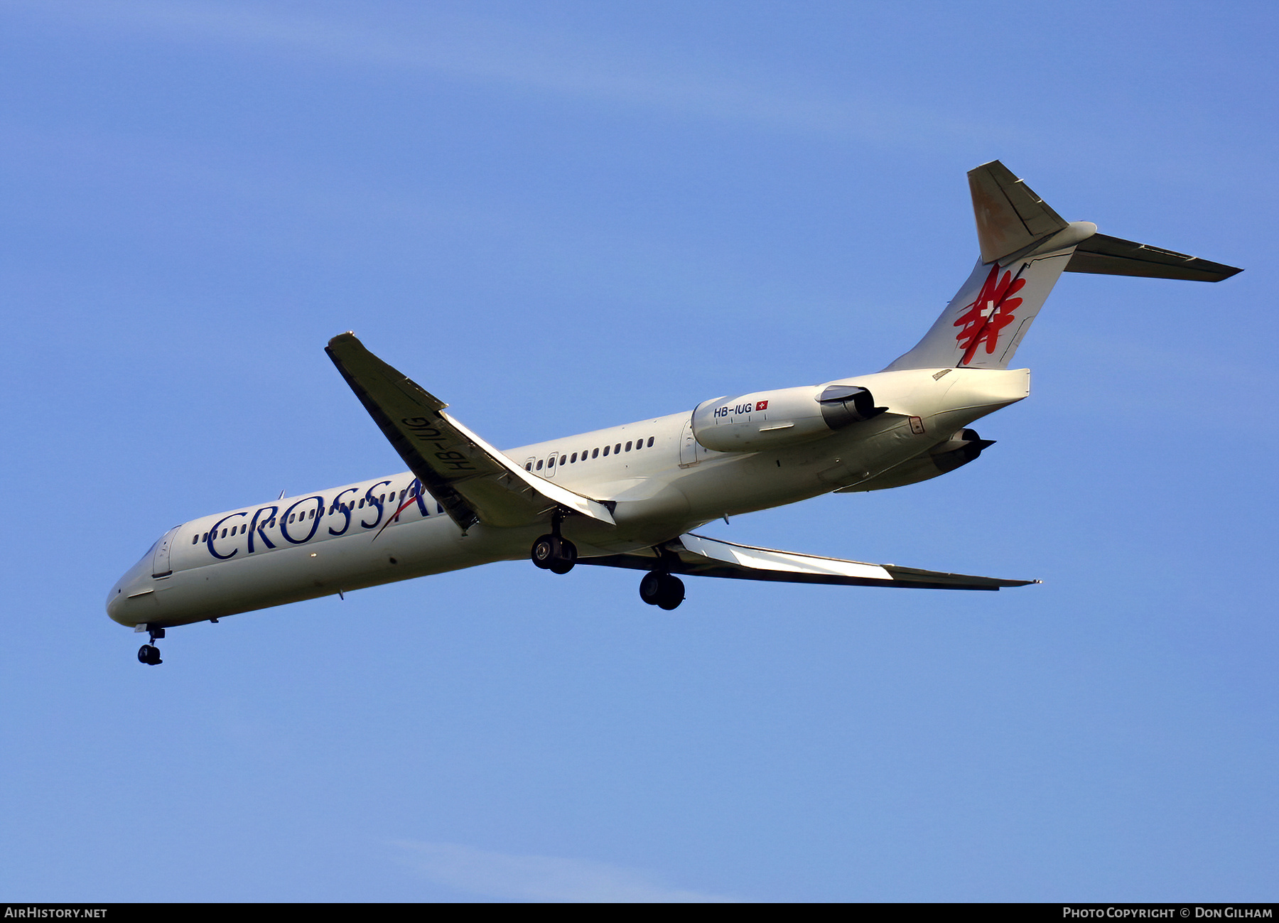 Aircraft Photo of HB-IUG | McDonnell Douglas MD-81 (DC-9-81) | Crossair | AirHistory.net #329153
