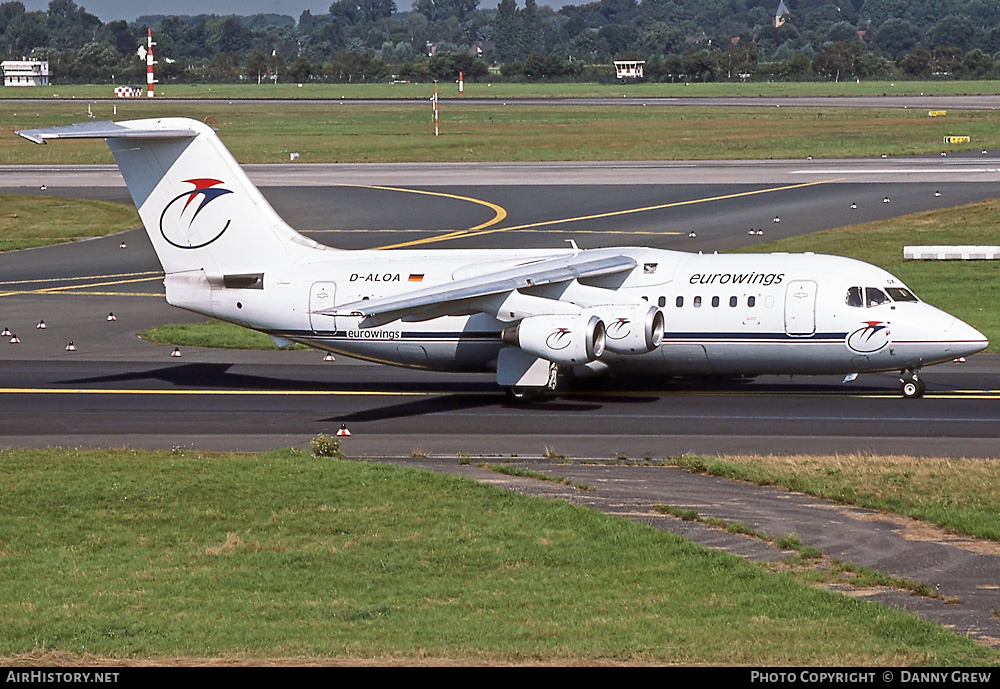 Aircraft Photo of D-ALOA | British Aerospace BAe-146-200 | Eurowings | AirHistory.net #329169