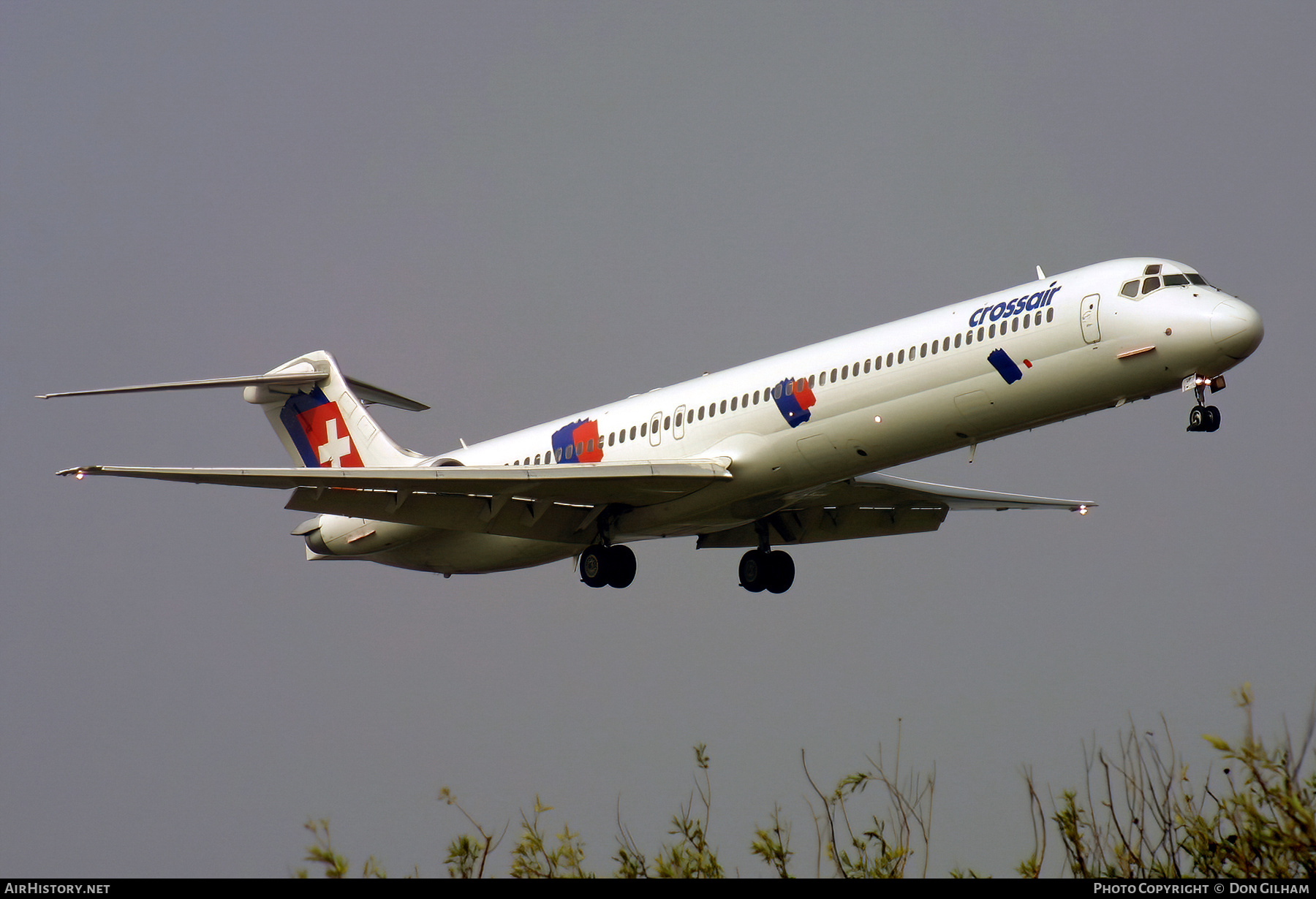 Aircraft Photo of HB-IUP | McDonnell Douglas MD-83 (DC-9-83) | Crossair | AirHistory.net #329184