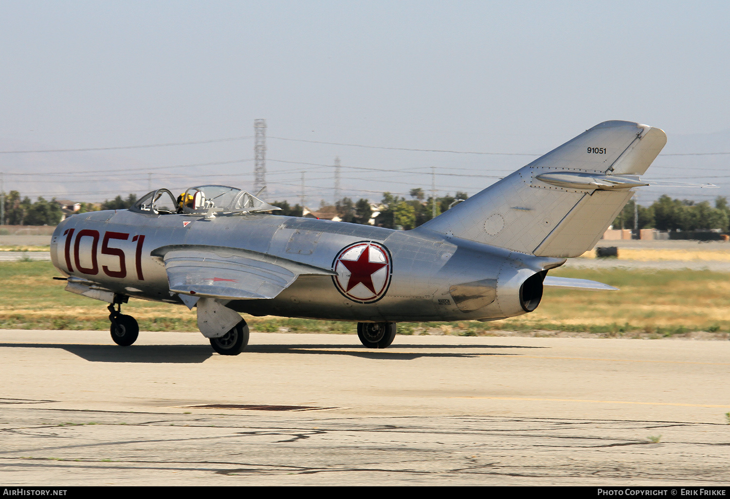 Aircraft Photo of N87CN / 1051 | Mikoyan-Gurevich MiG-15 | North Korea - Air Force | AirHistory.net #329188