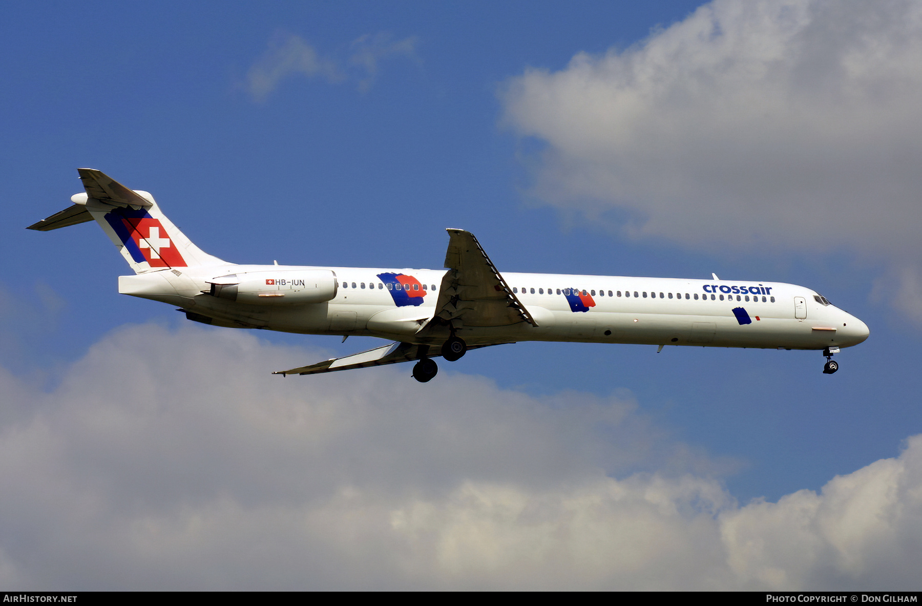 Aircraft Photo of HB-IUN | McDonnell Douglas MD-83 (DC-9-83) | Crossair | AirHistory.net #329191