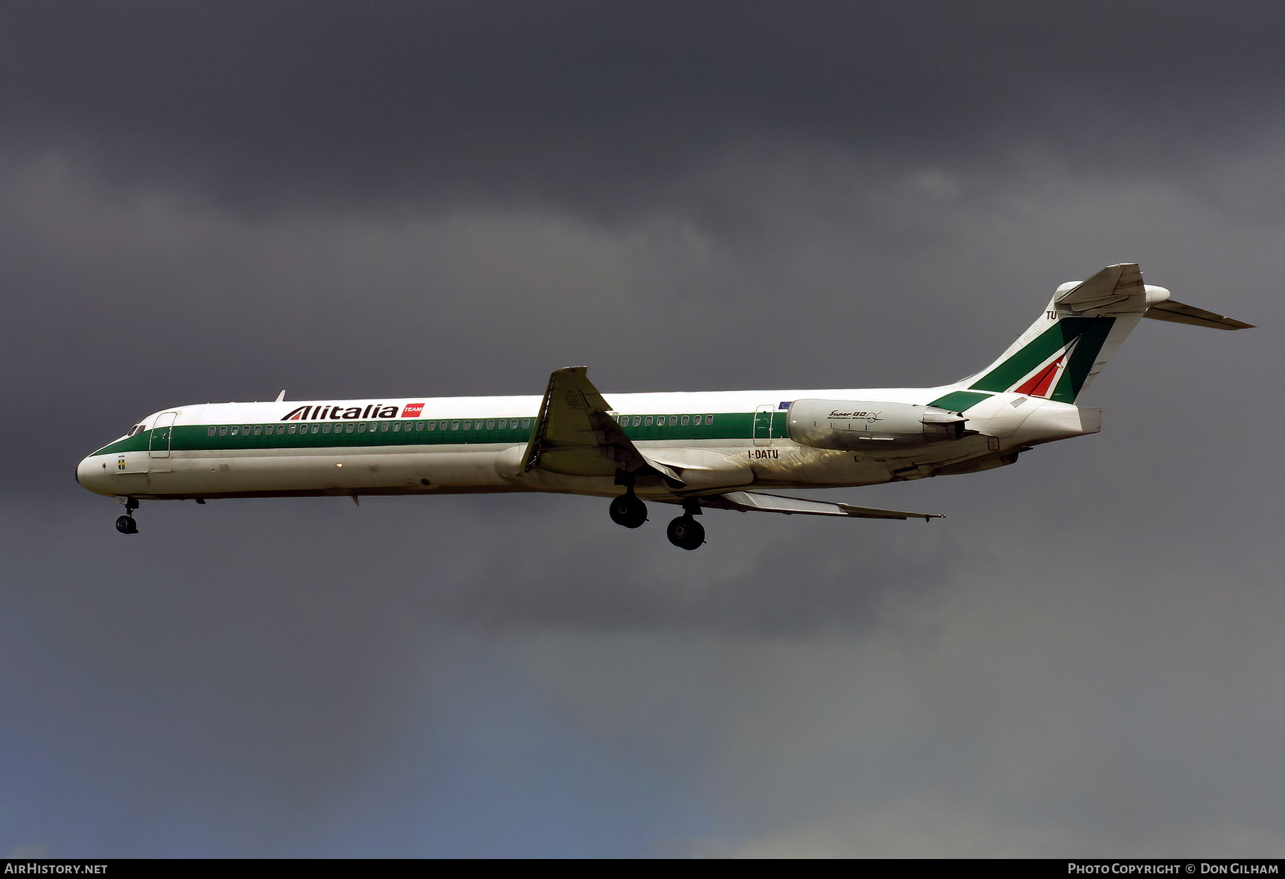 Aircraft Photo of I-DATU | McDonnell Douglas MD-82 (DC-9-82) | Alitalia | AirHistory.net #329194