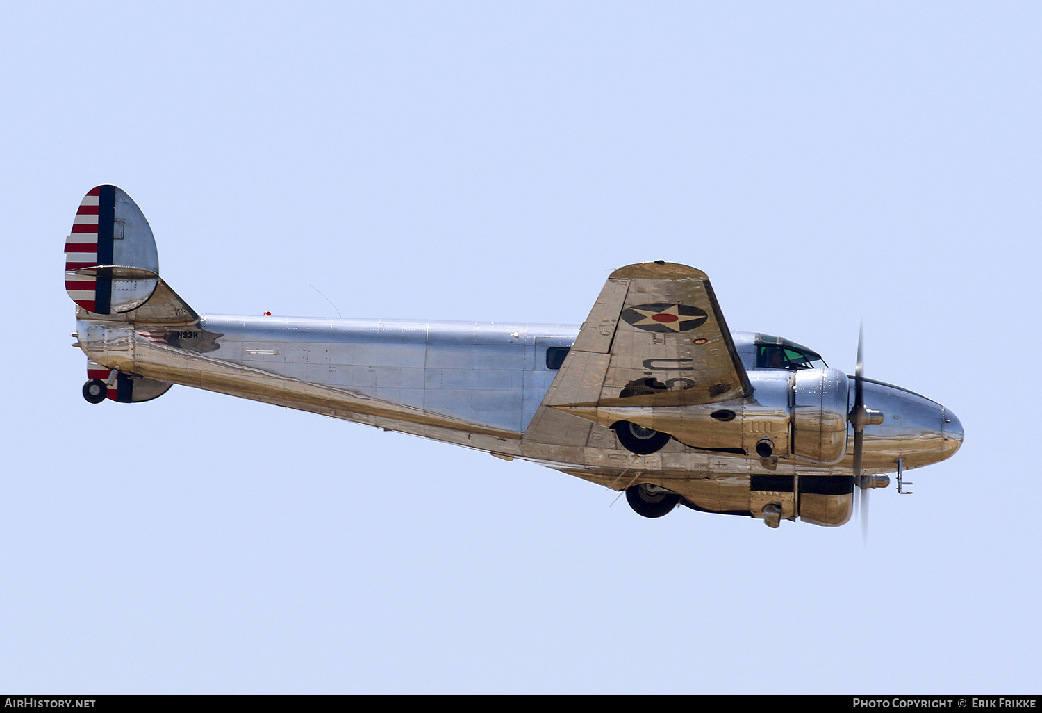 Aircraft Photo of N93R | Lockheed 12-A Electra Junior | USA - Air Force | AirHistory.net #329195