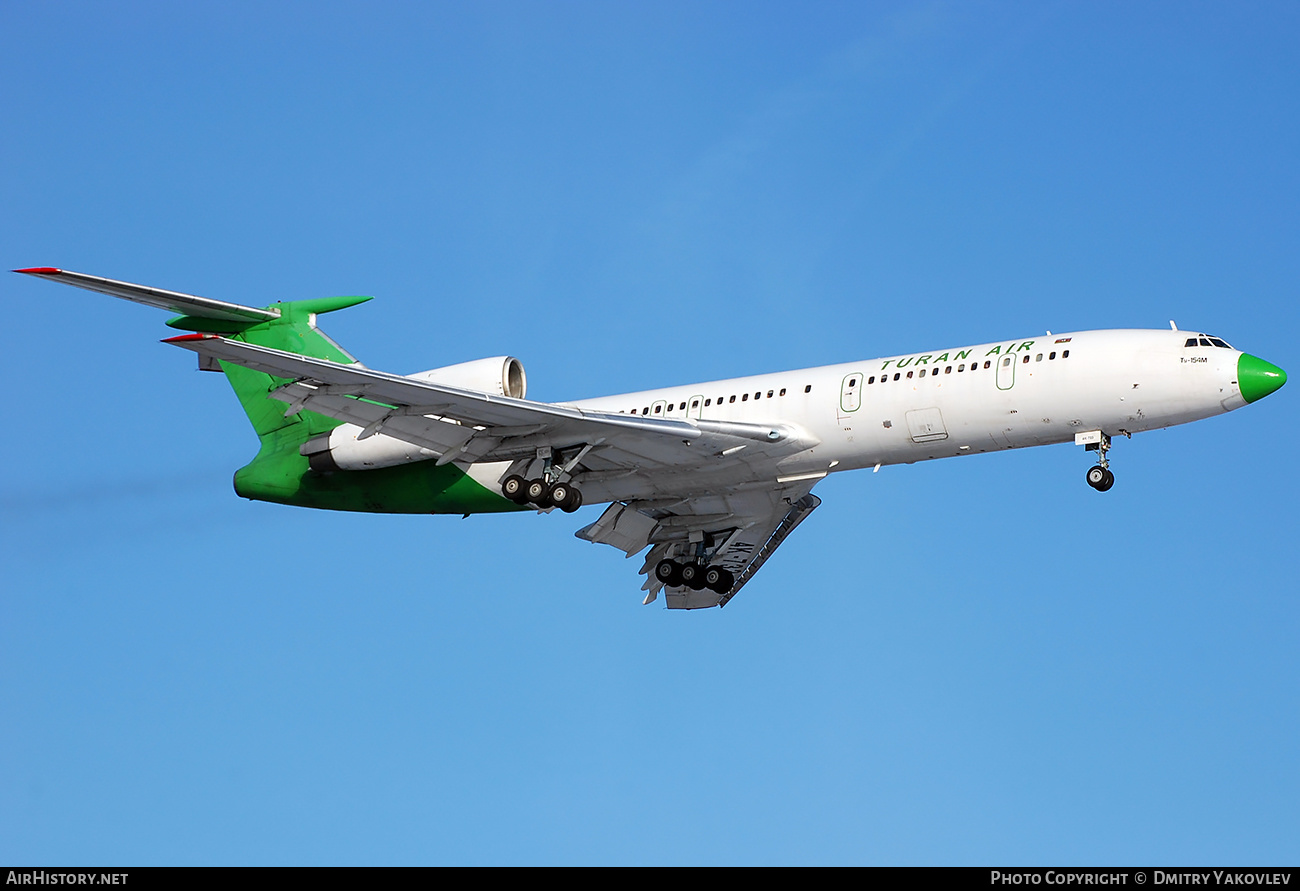 Aircraft Photo of 4K-733 | Tupolev Tu-154M | Turan Air | AirHistory.net #329202