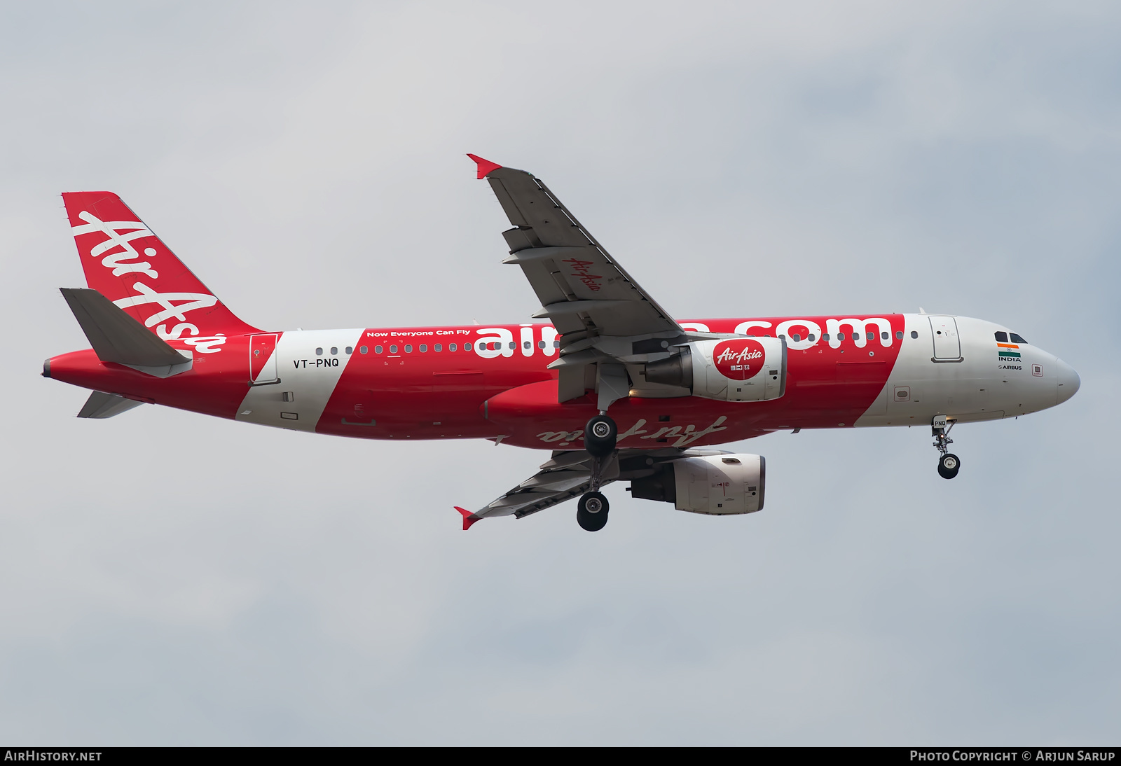 Aircraft Photo of VT-PNQ | Airbus A320-214 | AirAsia | AirHistory.net #329211