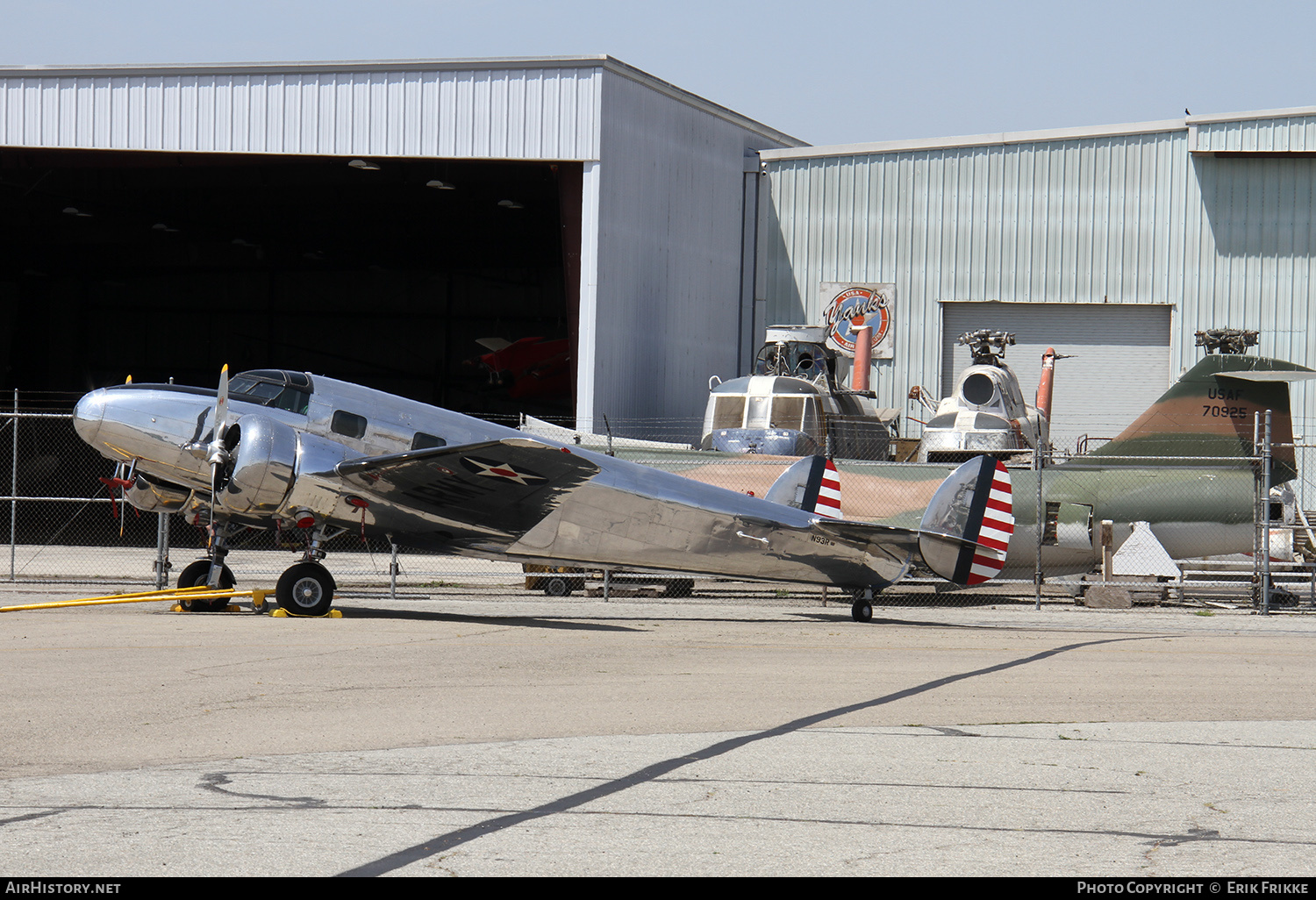 Aircraft Photo of N93R | Lockheed 12-A Electra Junior | USA - Air Force | AirHistory.net #329217