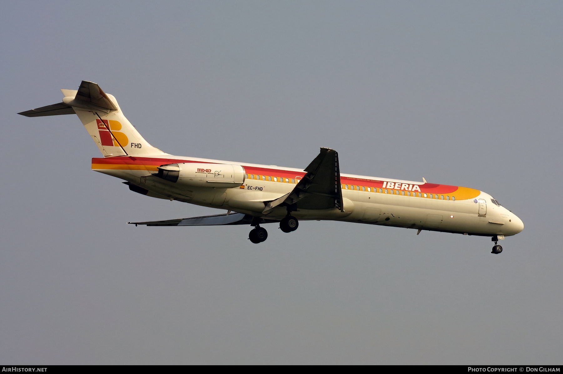 Aircraft Photo of EC-FHD | McDonnell Douglas MD-87 (DC-9-87) | Iberia | AirHistory.net #329219