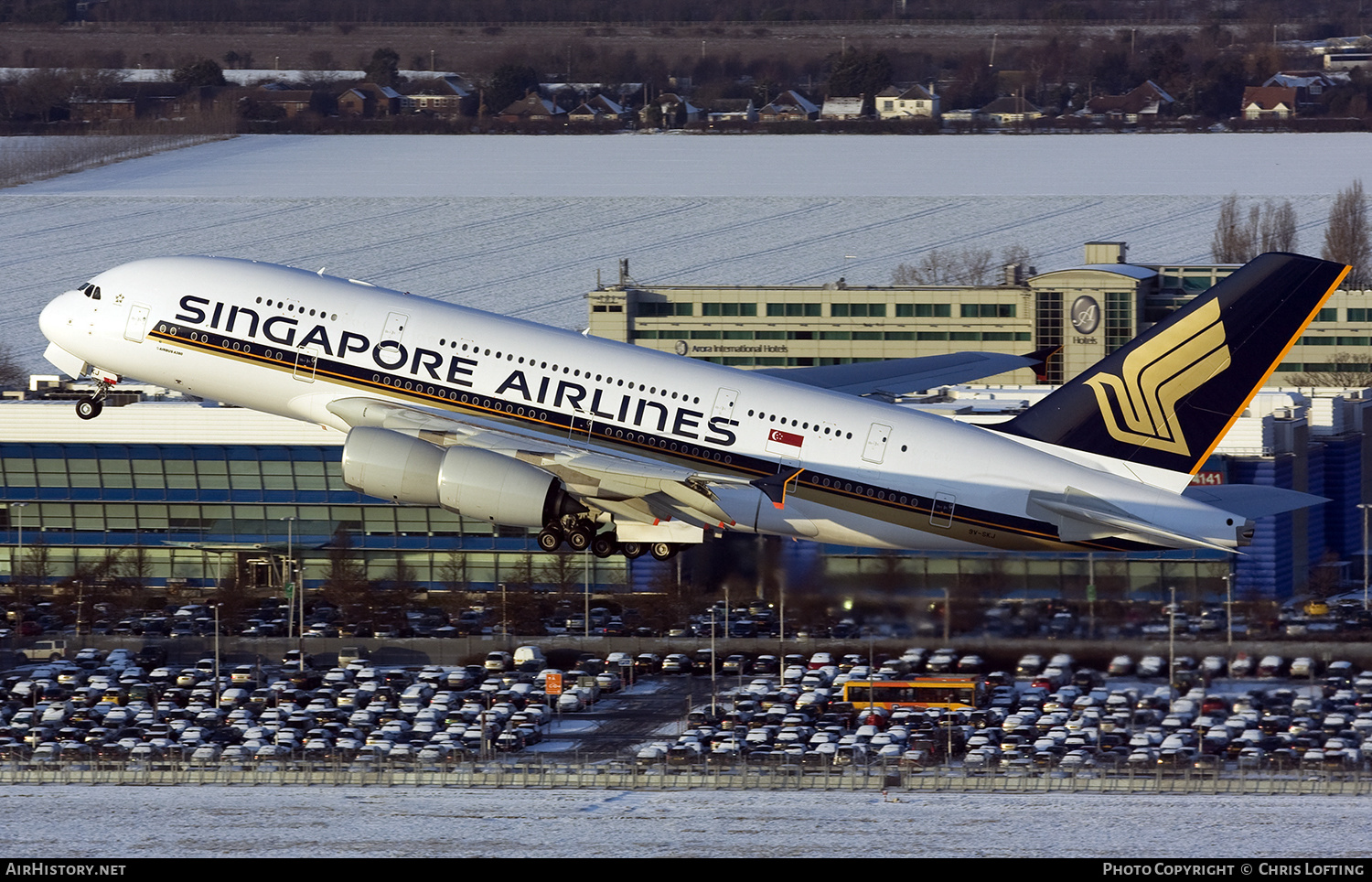 Aircraft Photo of 9V-SKJ | Airbus A380-841 | Singapore Airlines | AirHistory.net #329221