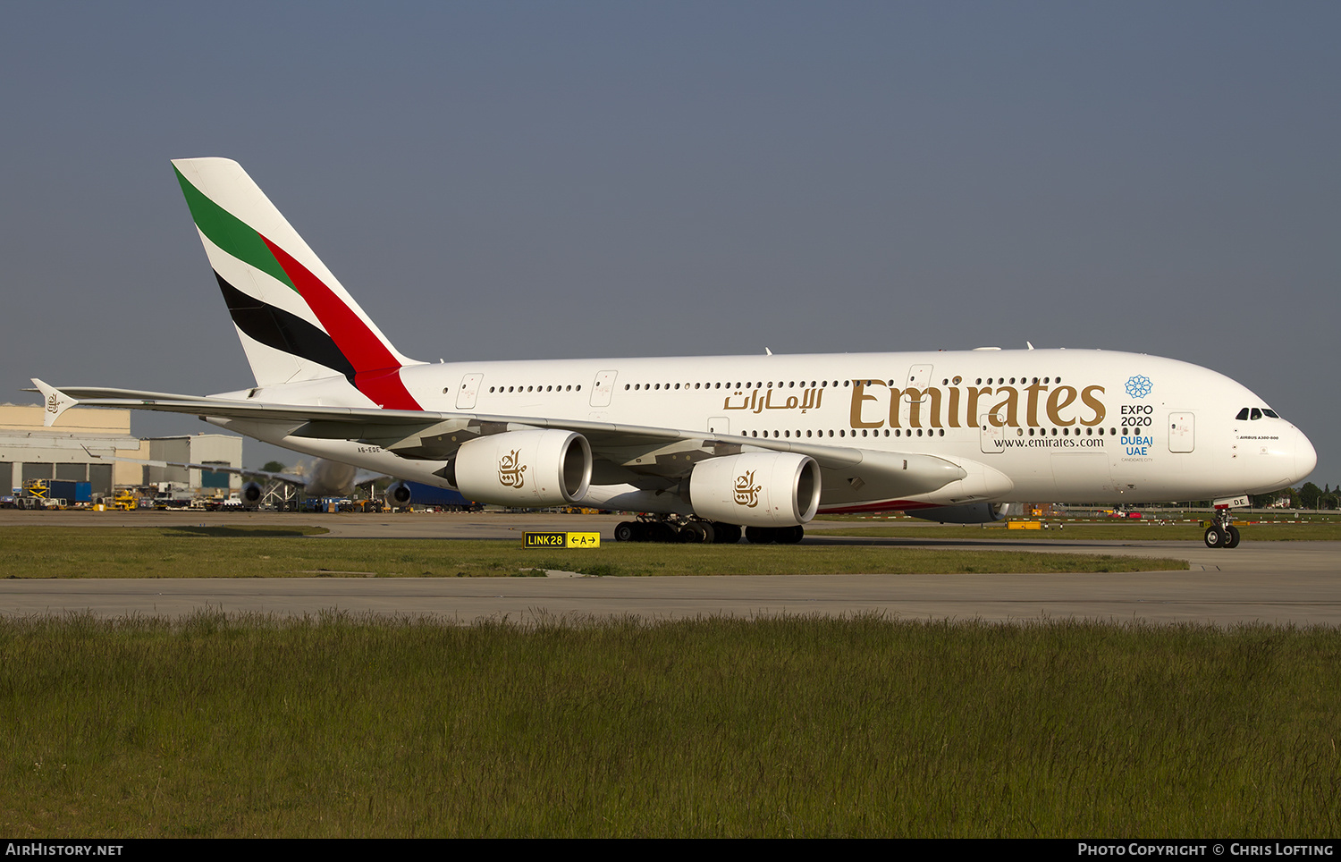 Aircraft Photo of A6-EDE | Airbus A380-861 | Emirates | AirHistory.net #329222