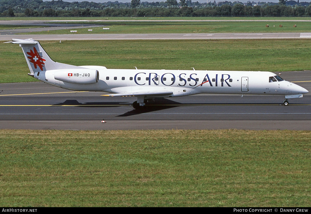 Aircraft Photo of HB-JAQ | Embraer ERJ-145LU (EMB-145LU) | Crossair | AirHistory.net #329261