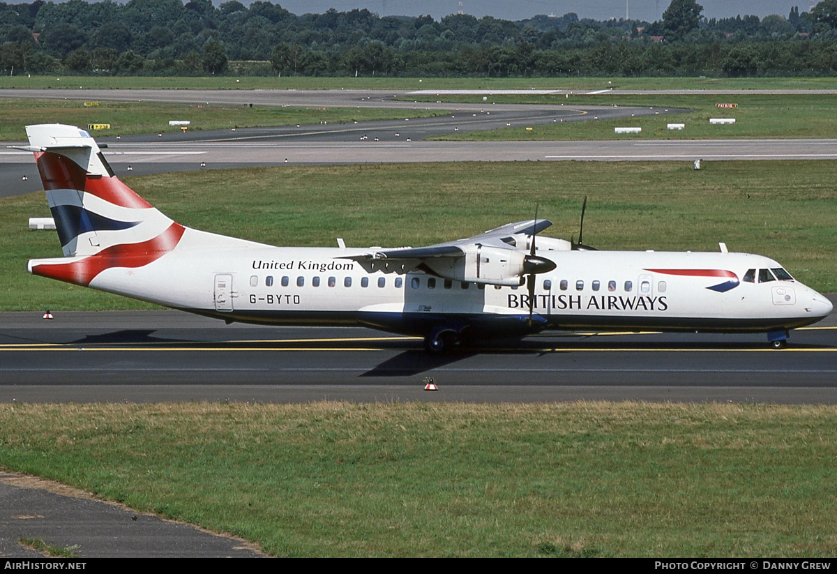 Aircraft Photo of G-BYTO | ATR ATR-72-212 | British Airways | AirHistory.net #329269