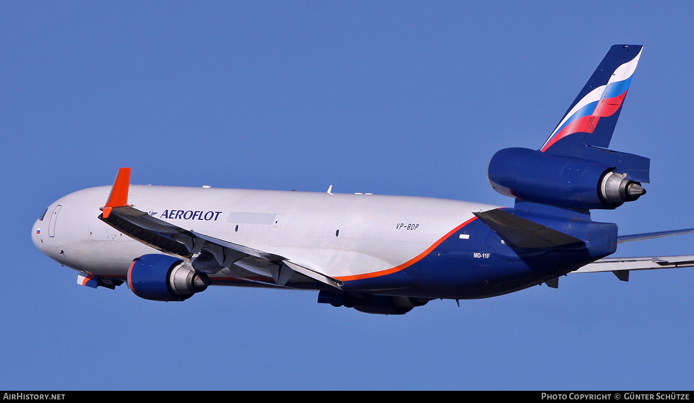Aircraft Photo of VP-BDP | McDonnell Douglas MD-11F | Aeroflot - Russian Airlines | AirHistory.net #329270