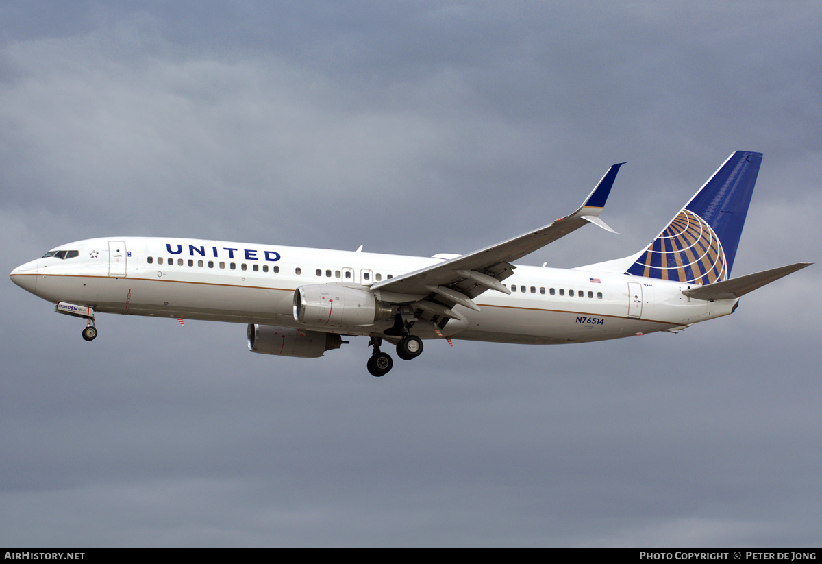 Aircraft Photo of N76514 | Boeing 737-824 | United Airlines | AirHistory.net #329276