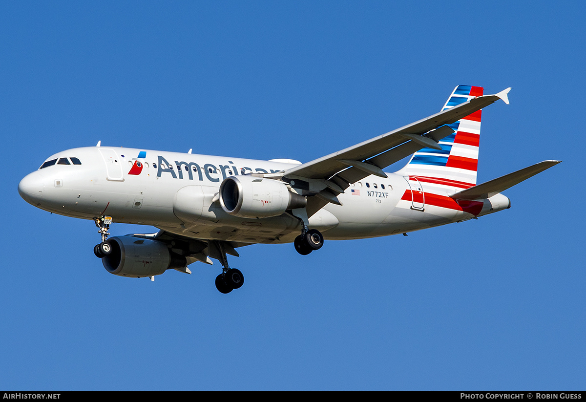Aircraft Photo of N772XF | Airbus A319-112 | American Airlines | AirHistory.net #329285