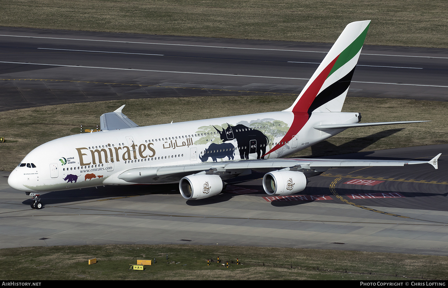 Aircraft Photo of A6-EER | Airbus A380-861 | Emirates | AirHistory.net #329295