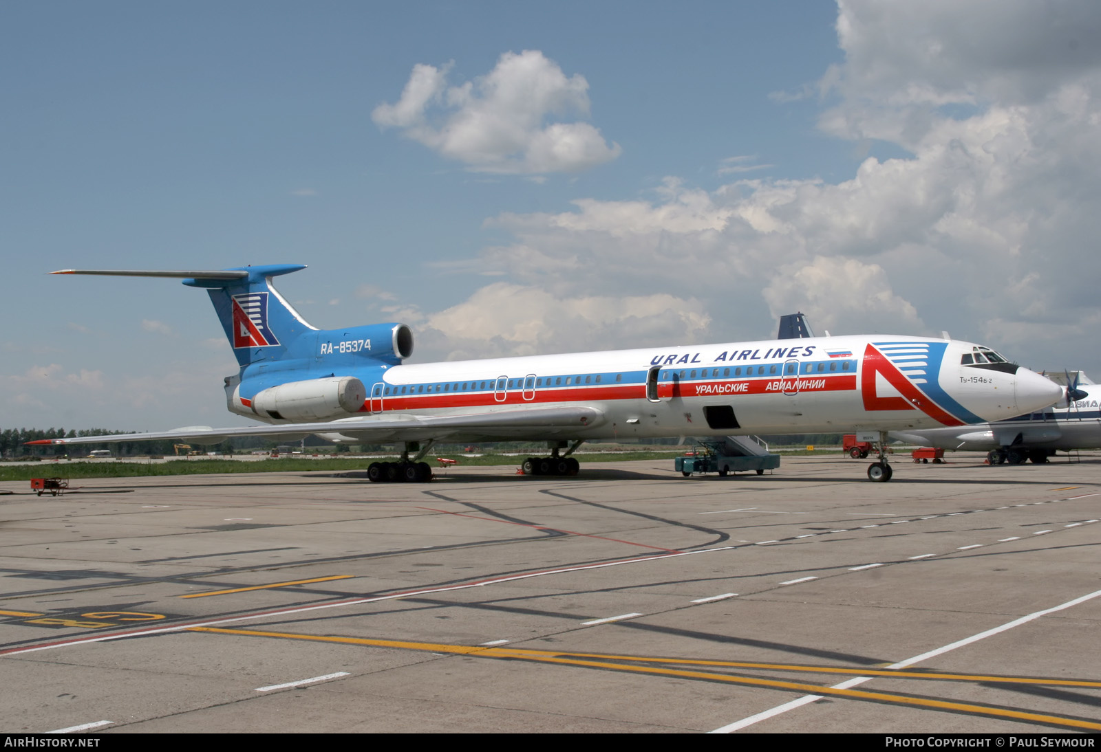 Aircraft Photo of RA-85374 | Tupolev Tu-154B-2 | Ural Airlines | AirHistory.net #329316