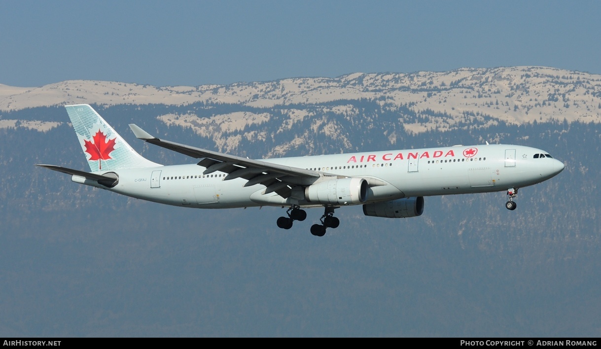 Aircraft Photo of C-GFAJ | Airbus A330-343 | Air Canada | AirHistory.net #329318