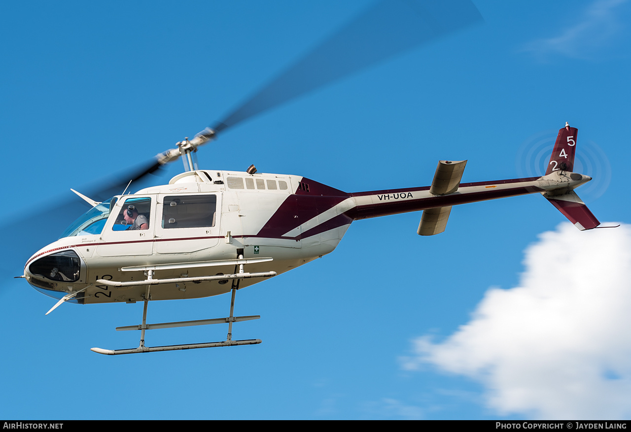 Aircraft Photo of VH-UOA | Bell AB-206B JetRanger II | AirHistory.net #329327