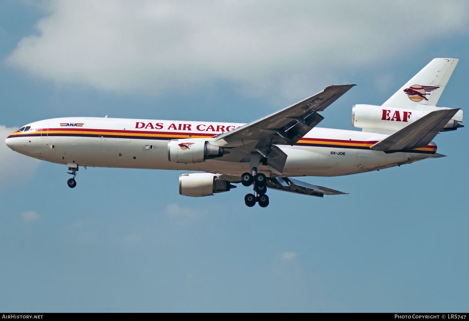 Aircraft Photo of 5X-JOE | McDonnell Douglas DC-10-30CF | DAS Air Cargo - Dairo Air Services | AirHistory.net #329359
