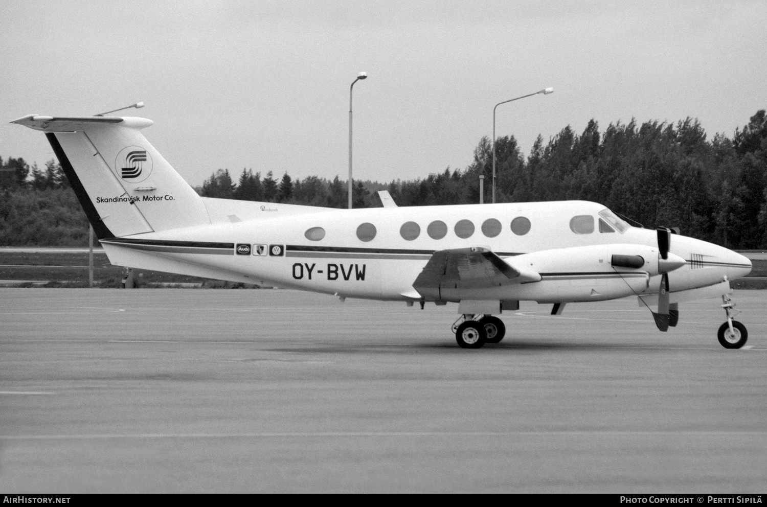 Aircraft Photo of OY-BVW | Beech 200 Super King Air | Skandinavisk Motor | AirHistory.net #329366