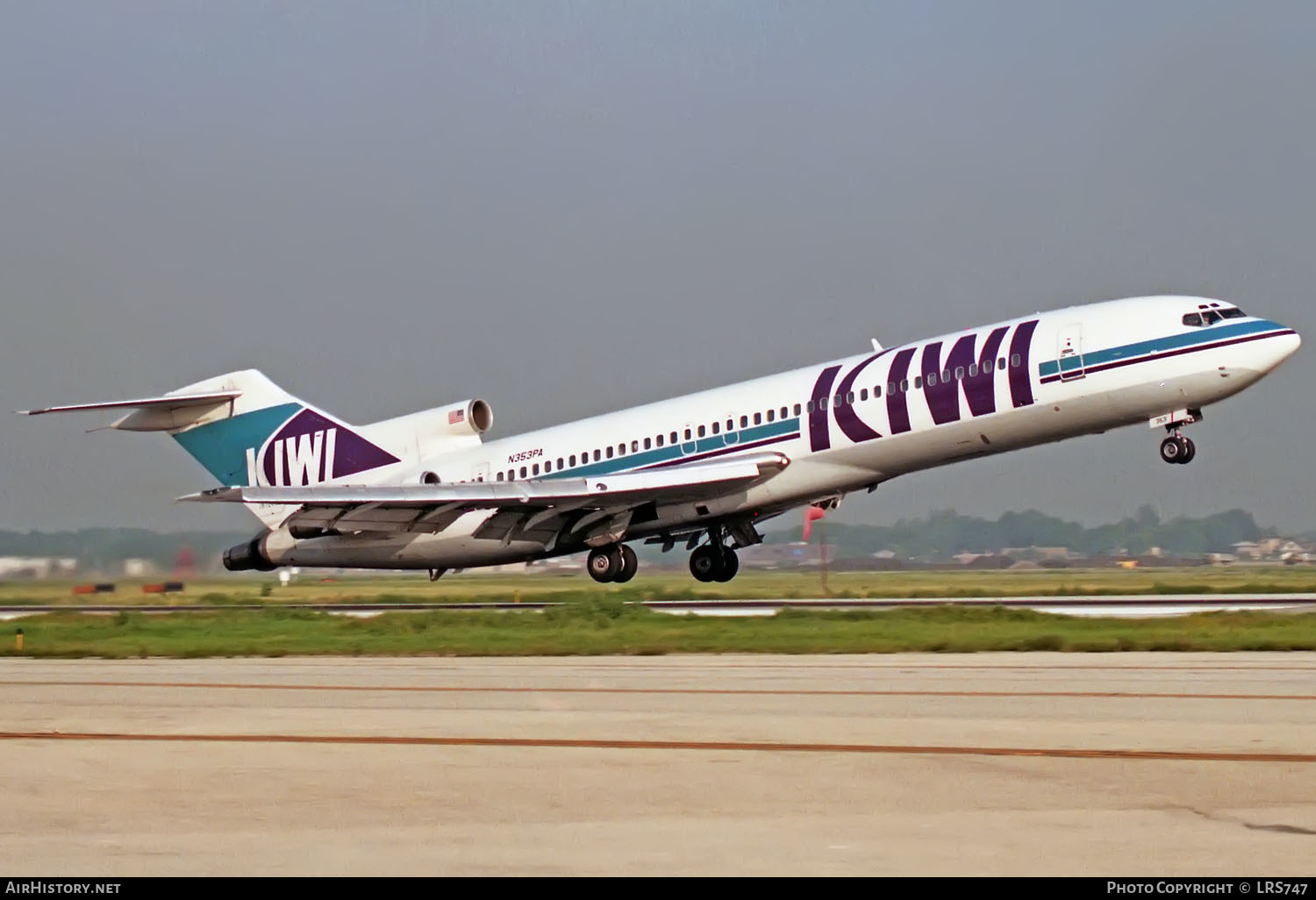 Aircraft Photo of N353PA | Boeing 727-225 | Kiwi International Airlines | AirHistory.net #329373