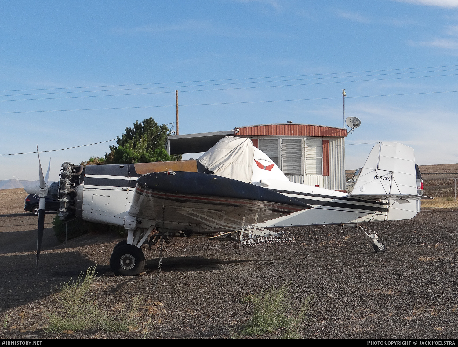 Aircraft Photo of N5633X | Ayres S2R-600 Thrush | Sherman Aviation | AirHistory.net #329390