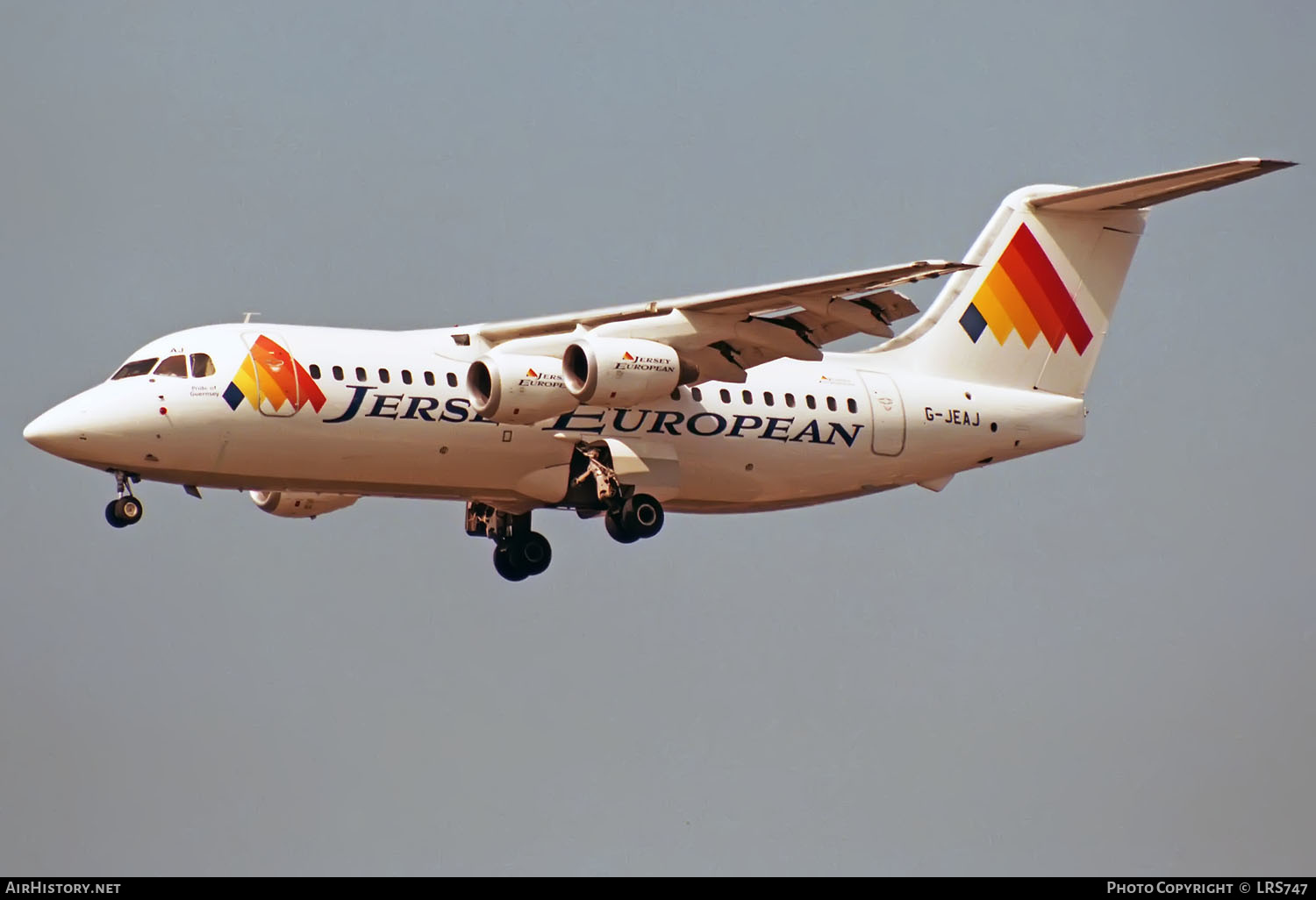 Aircraft Photo of G-JEAJ | British Aerospace BAe-146-200 | Jersey European Airways | AirHistory.net #329397