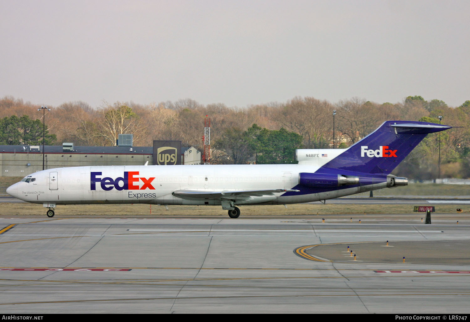 Aircraft Photo of N481FE | Boeing 727-227/Adv(F) | FedEx Express - Federal Express | AirHistory.net #329428