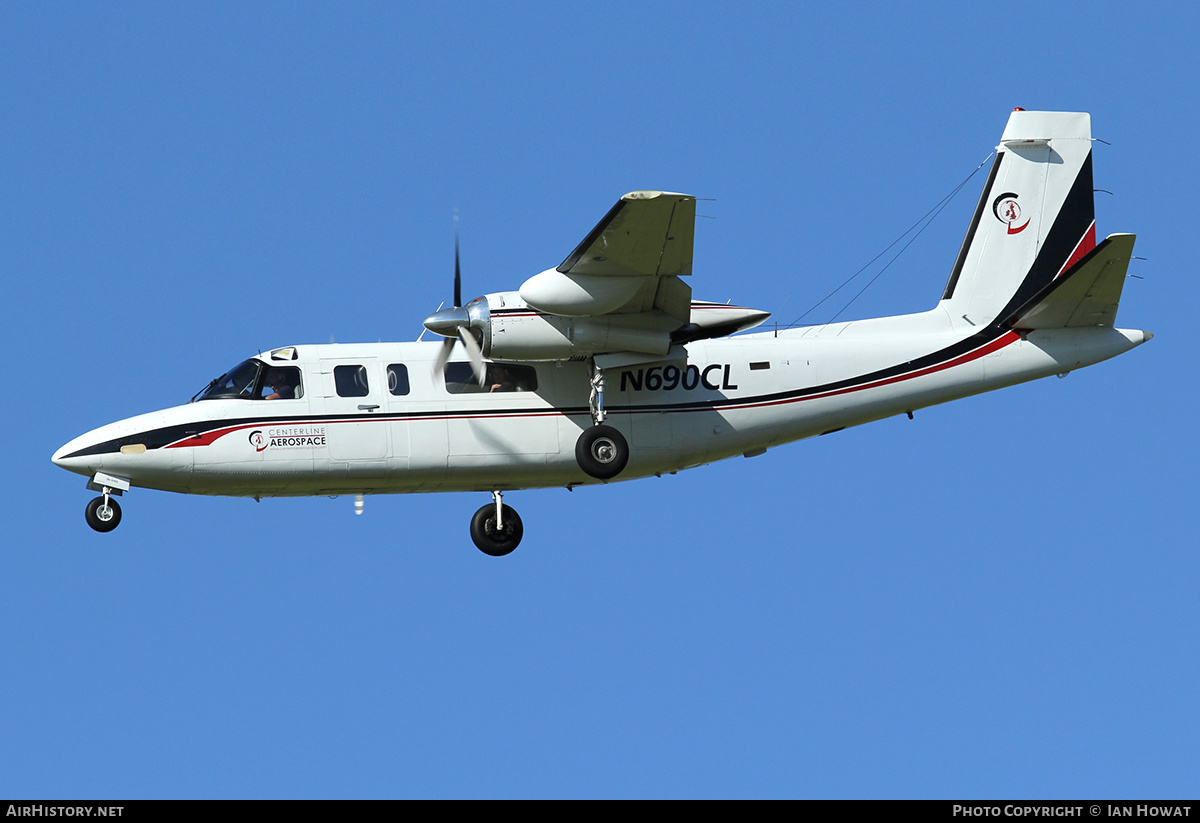 Aircraft Photo of N690CL | Rockwell 690A Turbo Commander | Centerline Aerospace | AirHistory.net #329460