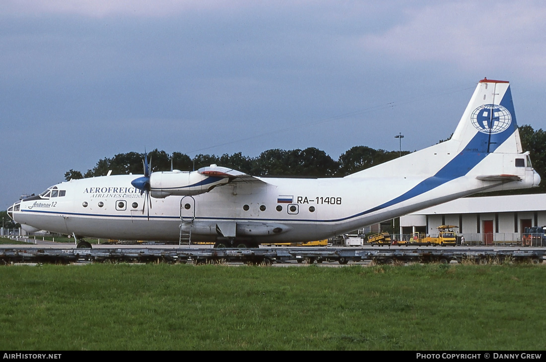Aircraft Photo of RA-11408 | Antonov An-12B | Aerofreight Airlines | AirHistory.net #329468