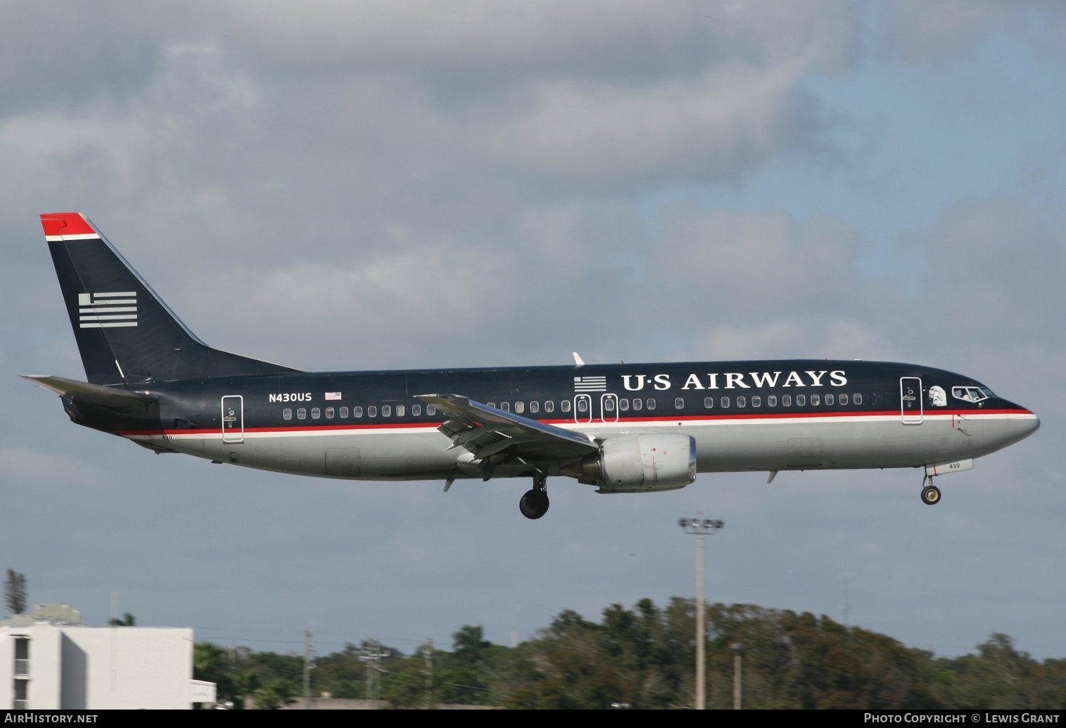 Aircraft Photo of N430US | Boeing 737-4B7 | US Airways | AirHistory.net #329473