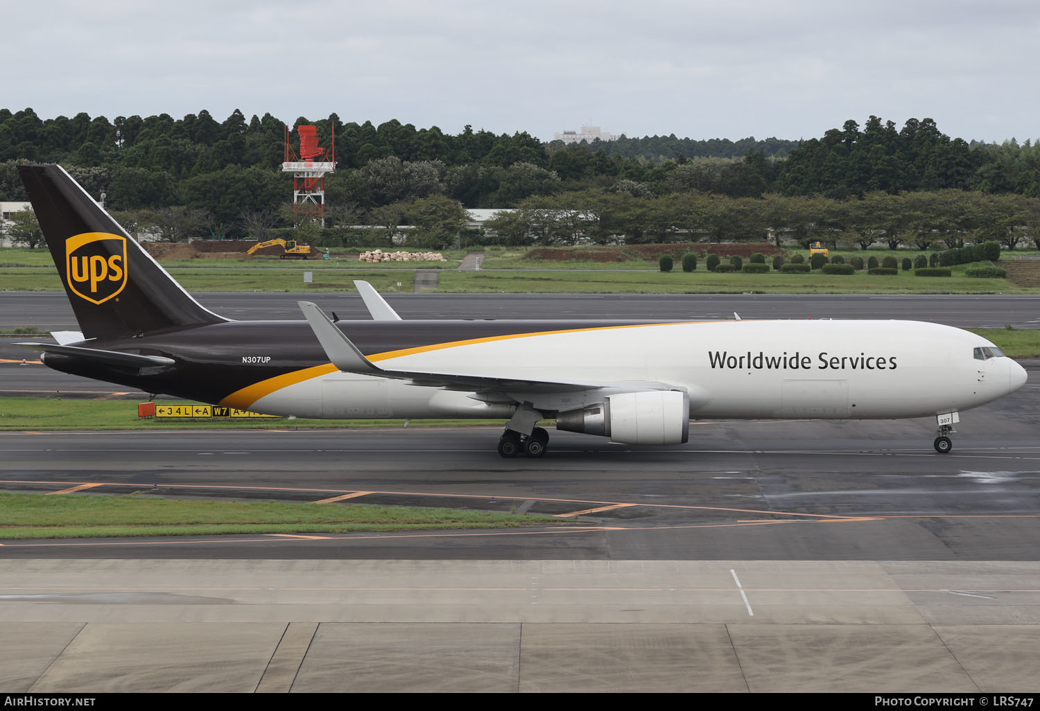 Aircraft Photo of N307UP | Boeing 767-34AF/ER | United Parcel Service - UPS | AirHistory.net #329484