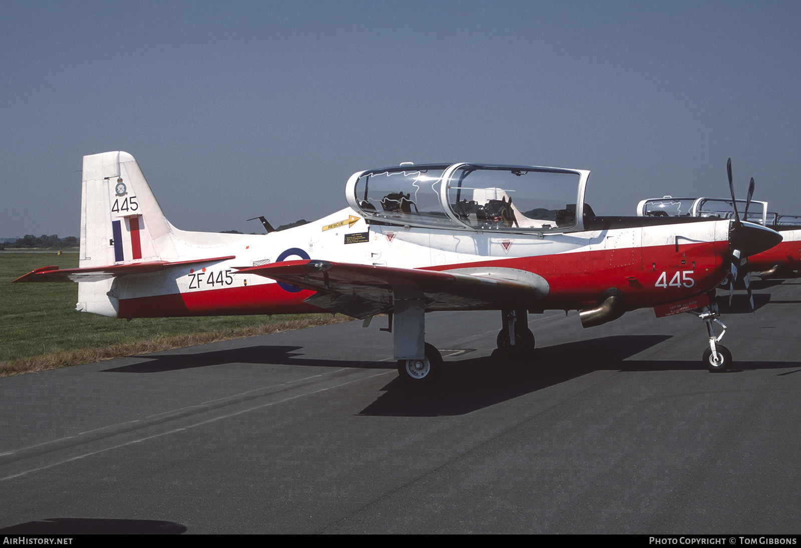 Aircraft Photo of ZF445 | Short S-312 Tucano T1 | UK - Air Force | AirHistory.net #329485