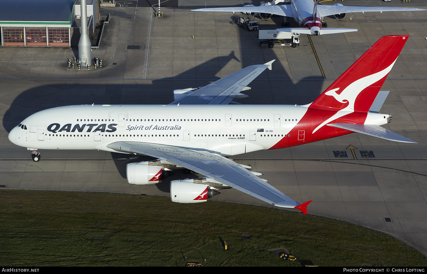 Aircraft Photo of VH-OQI | Airbus A380-842 | Qantas | AirHistory.net #329529